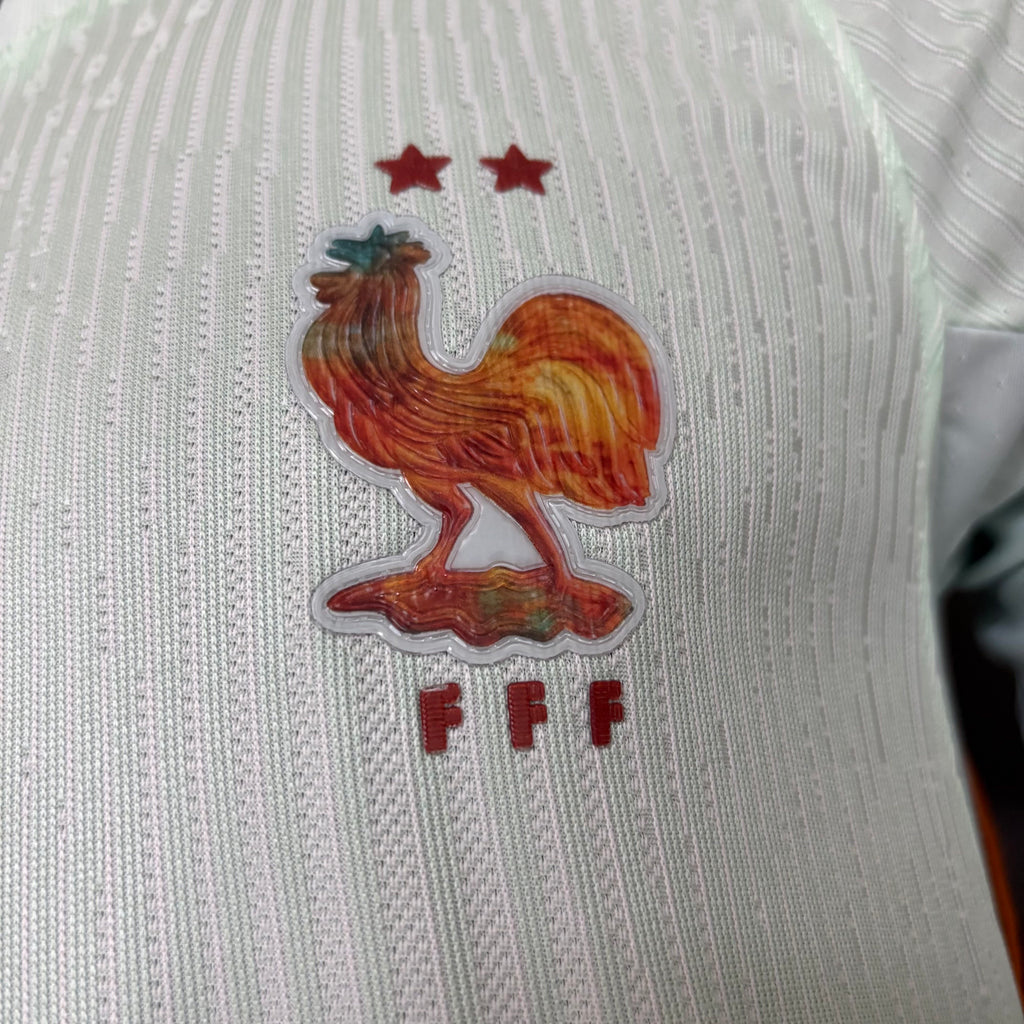 Camisa França Branca Nike I 2025/26 Jogador Masculina