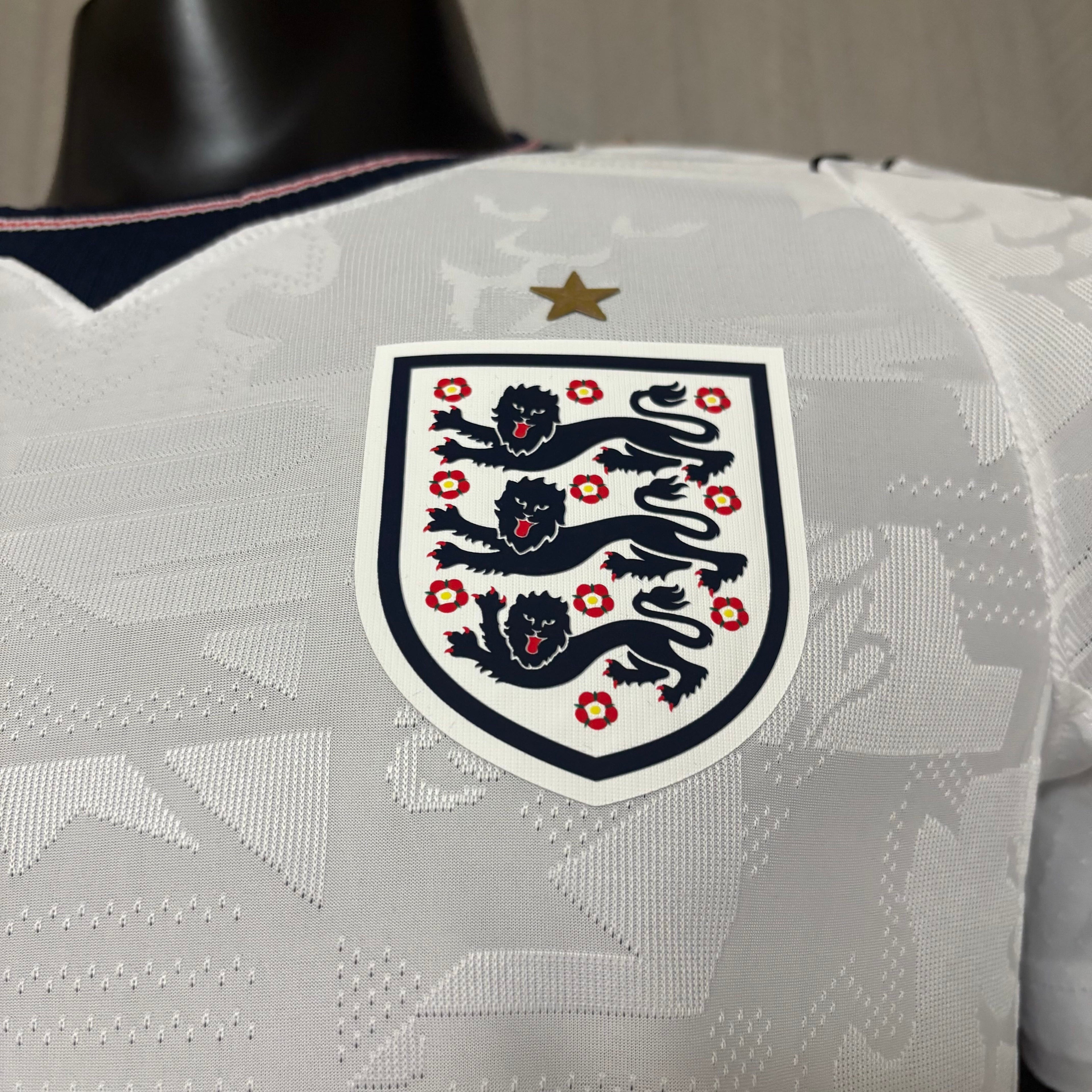 Camisa Inglaterra Branca Nike I 2025/26 Jogador Masculina