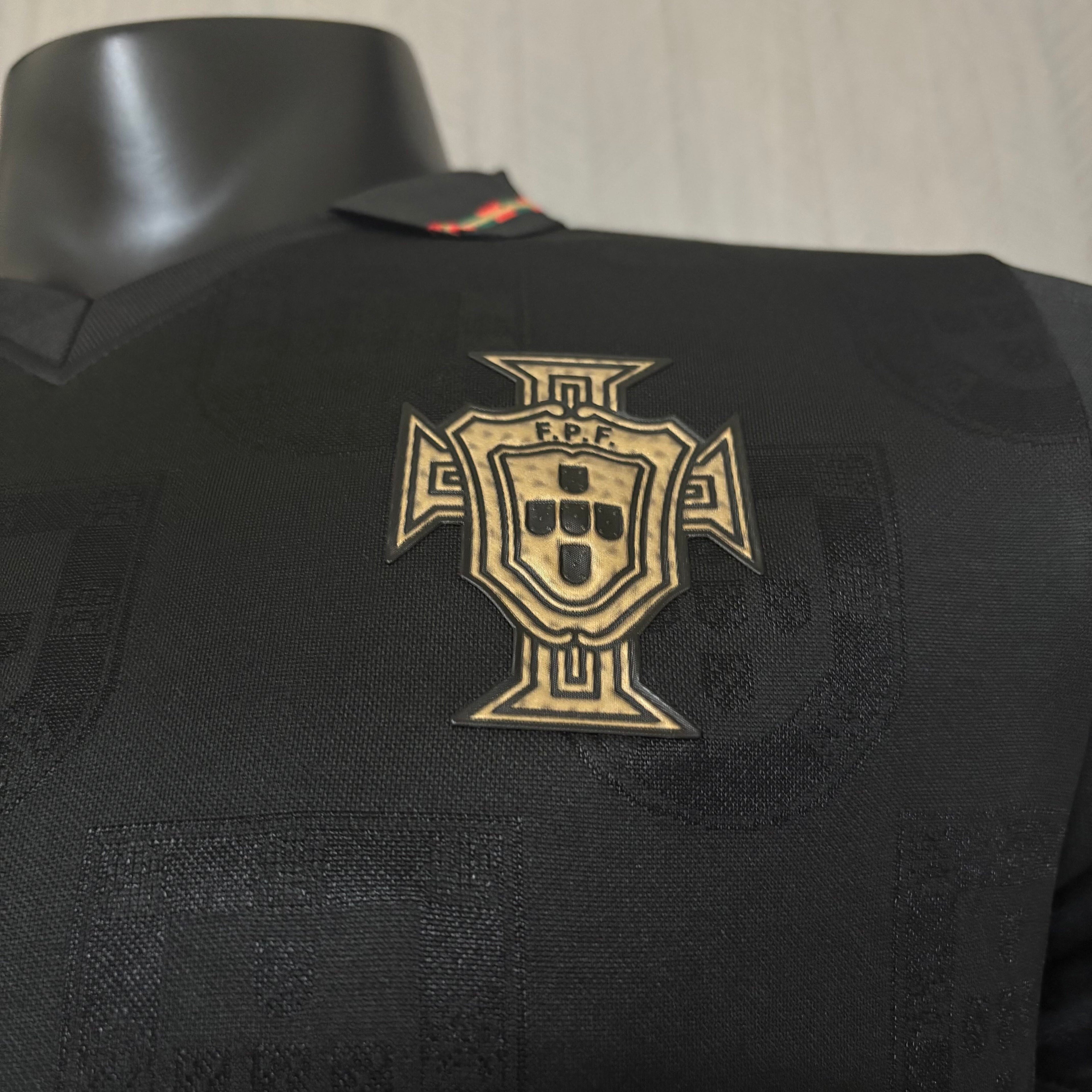 Camisa Portugal Preta Puma I 2025/26 Jogador Masculina