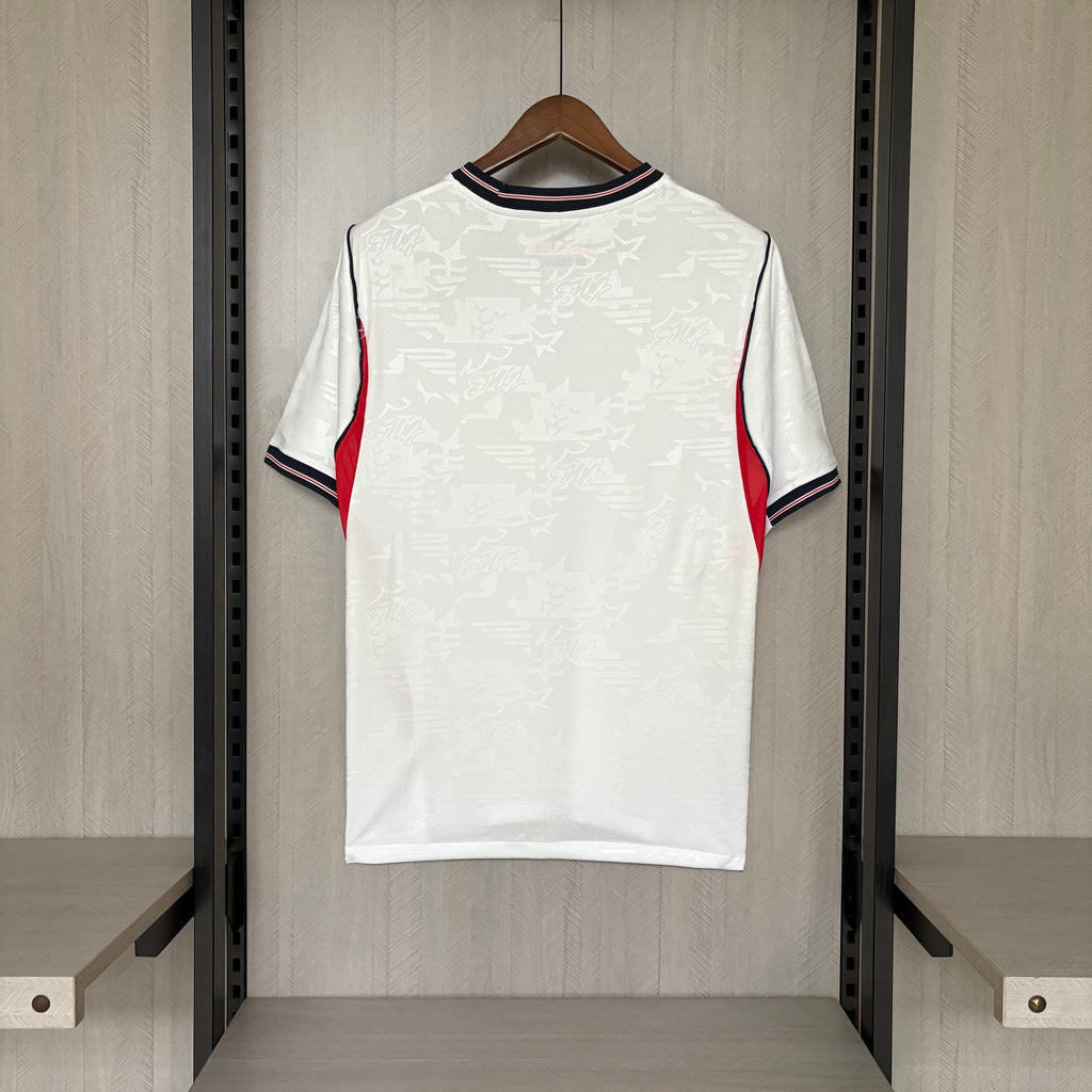 Camisa Inglaterra Branca Nike I 2025/26 Jogador Masculina