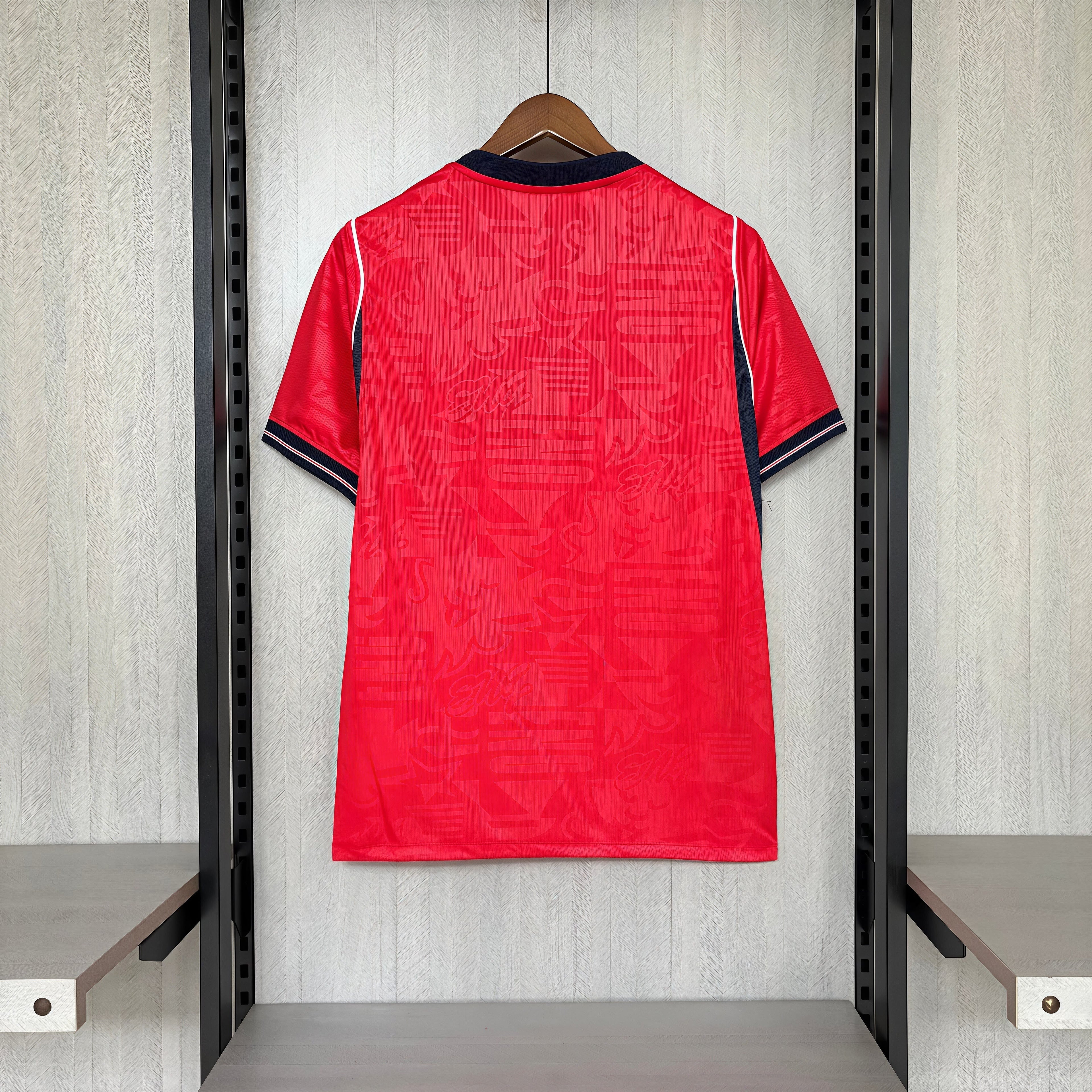 Camisa Inglaterra Vermelha Nike I 2025/26 Torcedor Masculina